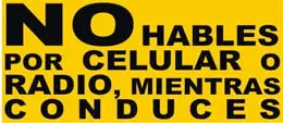 No hables por celular